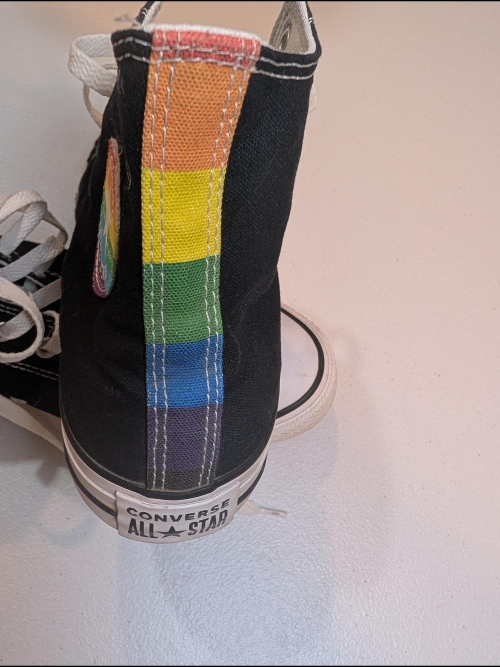Converse Chuck Taylor All Star Hi "Pride Black"  2020 Edition Size 10.5